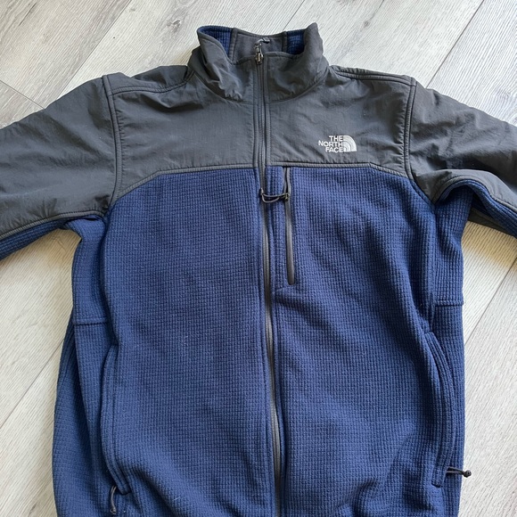 Navy Northface Waffle Jacket - Picture 2 of 4